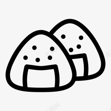 onigiri料理食物图标图标