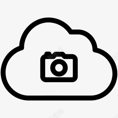 云彩照相机多云天气图标图标