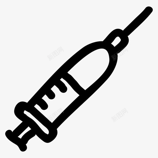 注射保健医药图标svg_新图网 https://ixintu.com 保健 医药 服务 注射 注射器 药房 运动健身手绘
