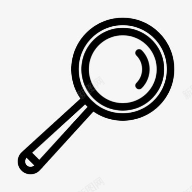 搜索放大镜工具和器具图标图标