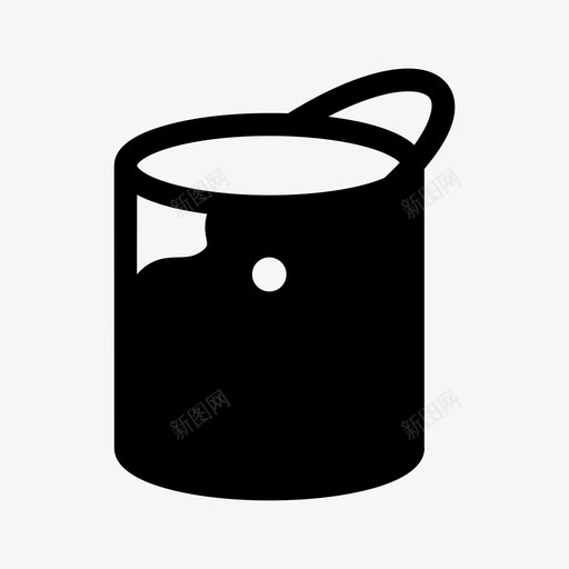 油漆桶填充工具图标svg_新图网 https://ixintu.com 填充工具 油漆桶