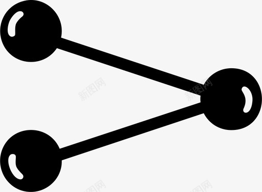 分子原子键电子图标图标