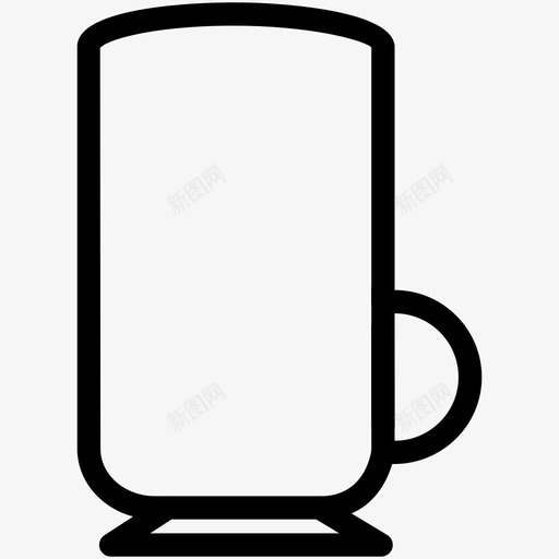 马克杯咖啡杯子图标svg_新图网 https://ixintu.com 咖啡 圣诞食品饮品1 杯子 茶 饮料 马克杯