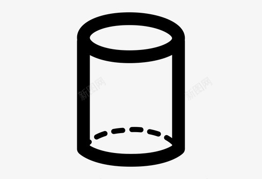 缸_cylinder3svg_新图网 https://ixintu.com 缸_cylinder3