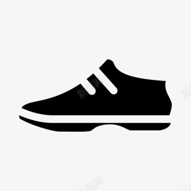 运动鞋鞋类慢跑图标图标