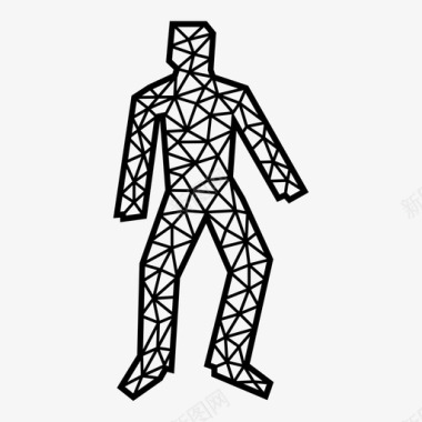身体连接连接关节图标图标