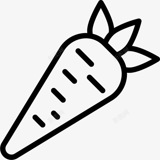 胡萝卜吃食物图标svg_新图网 https://ixintu.com 吃 胡萝卜 蔬菜 食物 食物和饮料概述