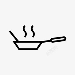 臭桂鱼锅1煎锅锅食物图标高清图片