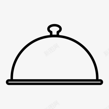 餐具厨师盘子图标图标