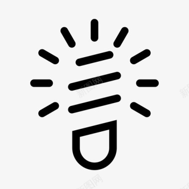 灯泡环境电源图标图标