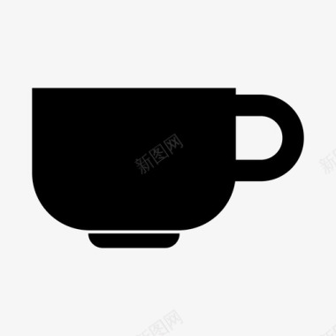 杯子咖啡热水图标图标