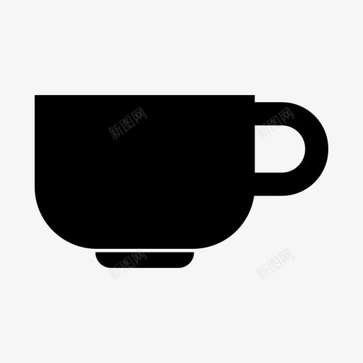 杯子咖啡热水图标svg_新图网 https://ixintu.com 厨房 厨房工具 咖啡 杯子 热水 茶
