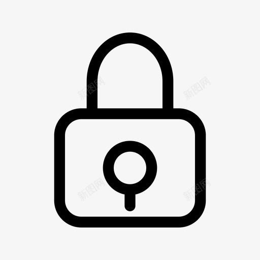 锁定安全高级服务ios优化图标svg_新图网 https://ixintu.com 安全 锁定 高级服务ios优化