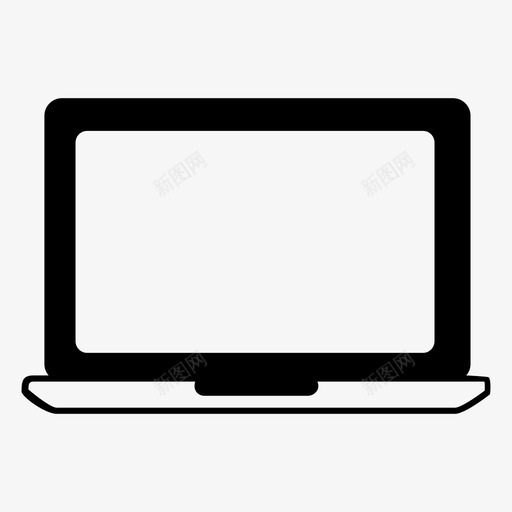 笔记本电脑电子产品技术图标svg_新图网 https://ixintu.com 技术 电子产品 笔记本电脑