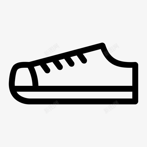 鞋脚休闲鞋图标svg_新图网 https://ixintu.com 休闲鞋 脚 运动鞋 鞋