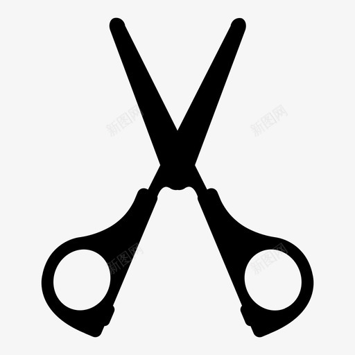 剪刀剪缝图标svg_新图网 https://ixintu.com 剪 剪刀 工具 缝