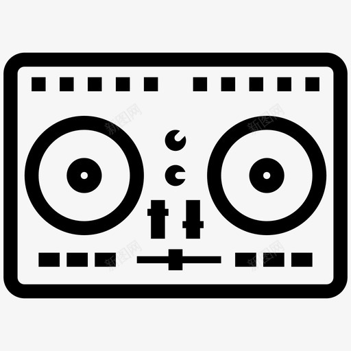 dj控制台乐队乐器图标svg_新图网 https://ixintu.com dj控制台 乐器 乐队 混音器 音乐