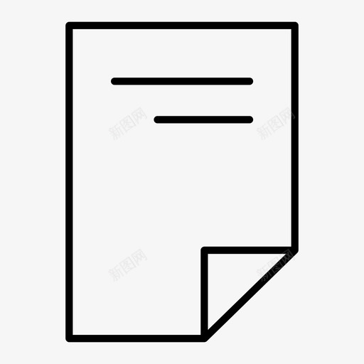 文件创建文件空文件图标svg_新图网 https://ixintu.com 创建文件 文件 空文件 纸张