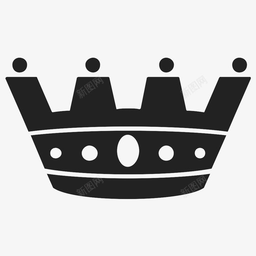 皇冠皇室形状图标svg_新图网 https://ixintu.com 形状 皇冠 皇室 象征