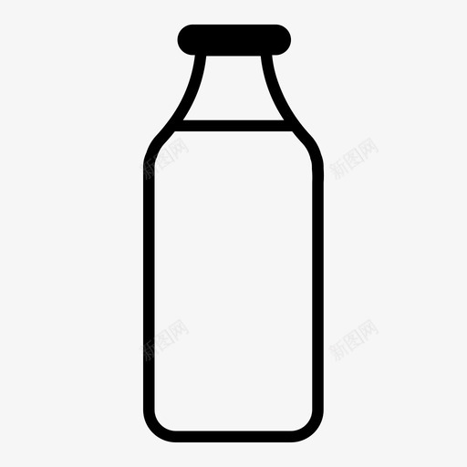 奶瓶早餐奶制品图标svg_新图网 https://ixintu.com 奶制品 奶瓶 早餐 罐子 饮料