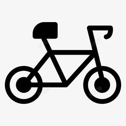 自行车马戏团体育图标svg_新图网 https://ixintu.com 交通 体育 体育健身glphs图标 旅游 自行车 车轮 马戏团