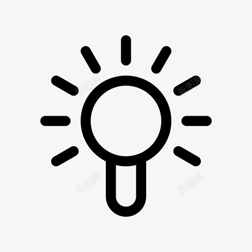 灯泡能源环境图标svg_新图网 https://ixintu.com 灯泡 环境 生态优化 电源 能源