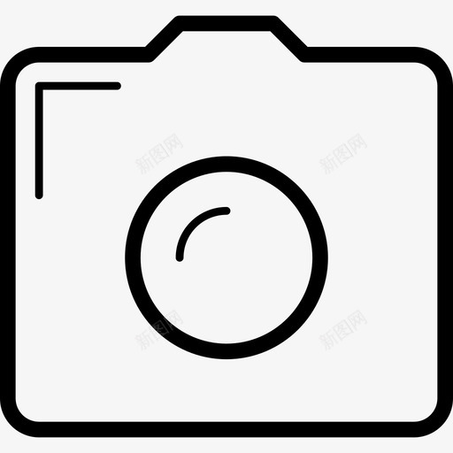 摄影相机技术界面优雅图标svg_新图网 https://ixintu.com 技术 摄影相机 界面优雅