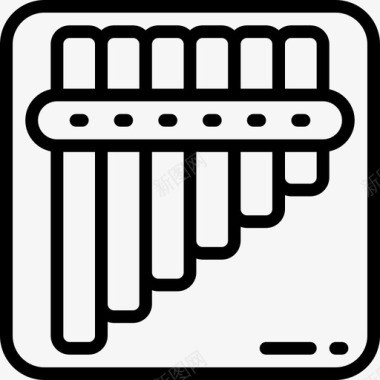 潘长笛乐器音乐图标图标