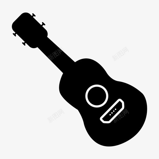 吉他古典吉他乐器图标svg_新图网 https://ixintu.com 乐器 古典吉他 吉他 音乐