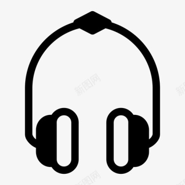 耳机音频听觉图标图标