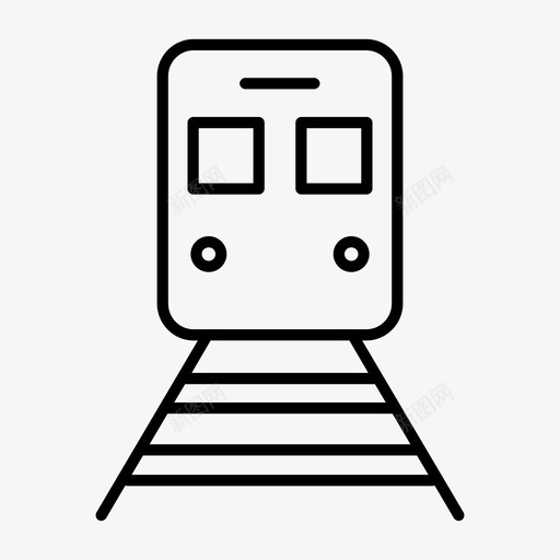 火车大众旅客图标svg_新图网 https://ixintu.com 大众 旅客 火车 运输 铁路