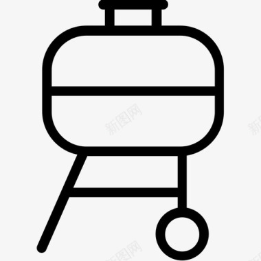 烧烤壶户外烧烤壶图标图标