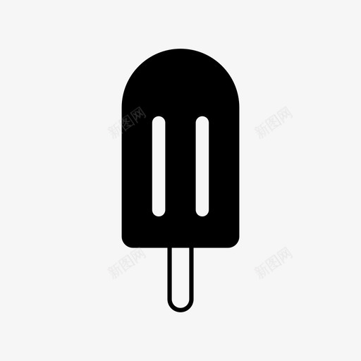 冰棒甜点冰淇淋图标svg_新图网 https://ixintu.com 冰棒 冰淇淋 夏天 棒棒糖 甜点