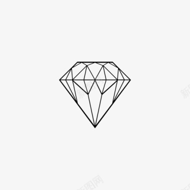 钻石昂贵宝石图标图标