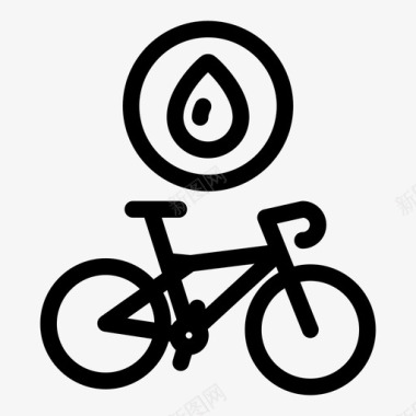 自行车润滑自行车润滑油图标图标