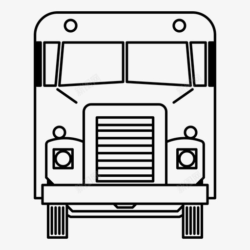 卡车公共汽车集装箱图标svg_新图网 https://ixintu.com 公共汽车 卡车 车辆 运输工具 集装箱