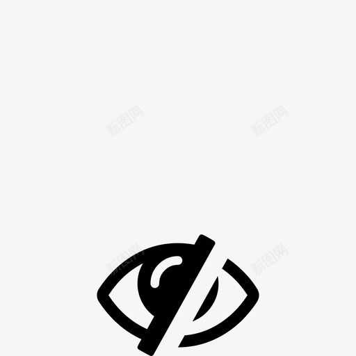 eye slashsvg_新图网 https://ixintu.com eye slash