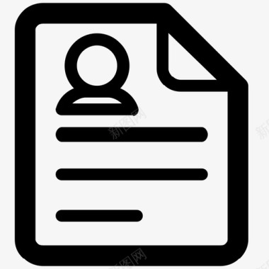 个人资料文件个人资料信息图标图标