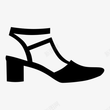 鞋子鞋跟高跟鞋图标图标