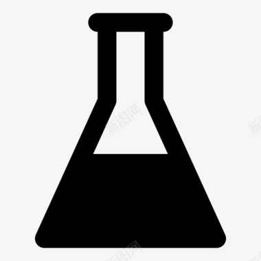 erlenmeyer烧瓶烧杯化学图标图标
