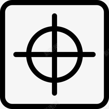 目标射击狙击手图标图标