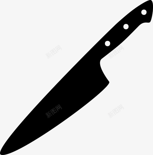 刀子切刀厨房工具图标svg_新图网 https://ixintu.com 刀子 切刀 厨房工具