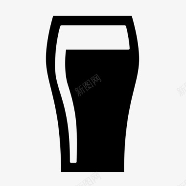品脱啤酒干杯图标图标
