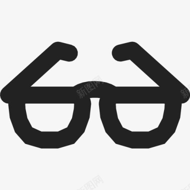 眼镜眼睛护目镜图标图标