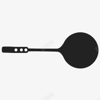开槽勺食物厨房用具图标图标