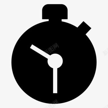 秒表时钟技术图标图标