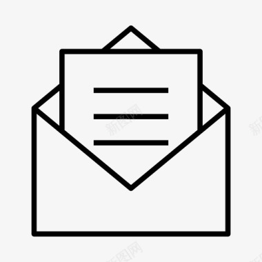 信件电子邮件留言图标图标