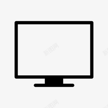 显示器电脑屏幕数码图标图标