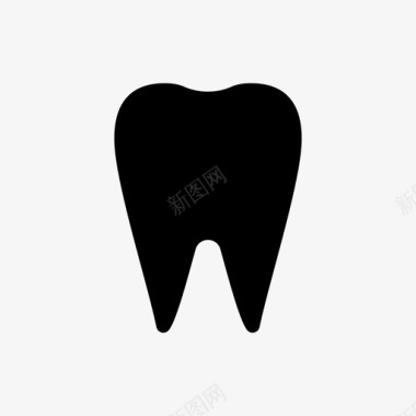 牙齿臼齿图标图标
