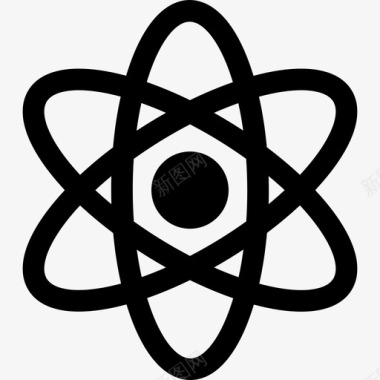 物理原子教育科学图标图标